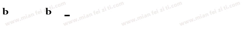 BPerpetua Bold字体转换